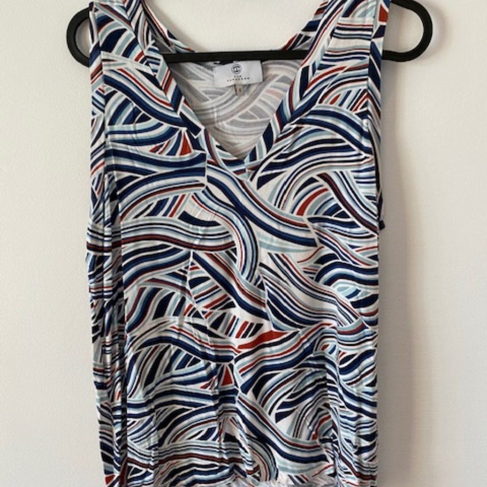 Ten Tomorrow Nikki Tank in Rising Tide print